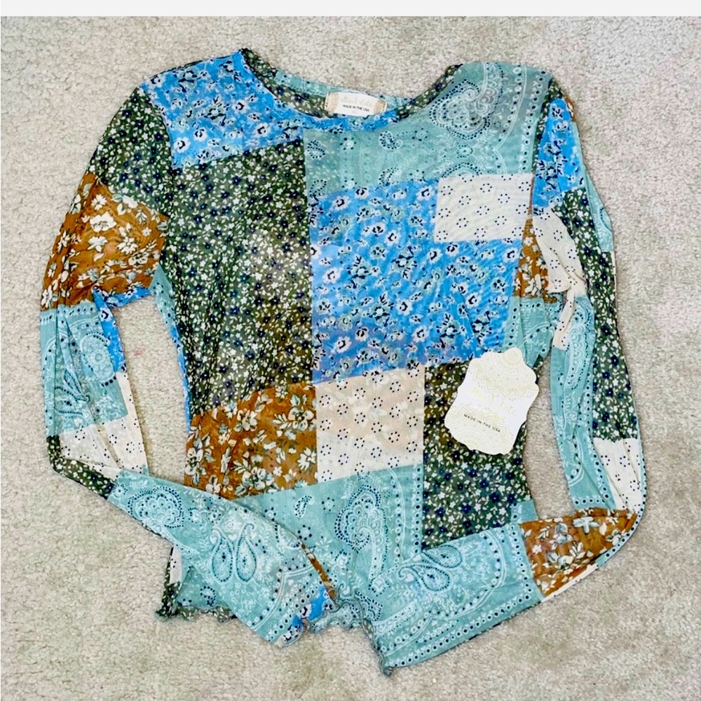 Altar’d State Mesh Long Sleeve